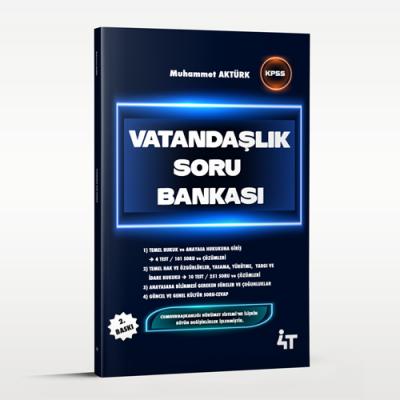 KPSS VATANDAŞLIK SORU BANKASI 2. BASKI Muhammet Aktürk