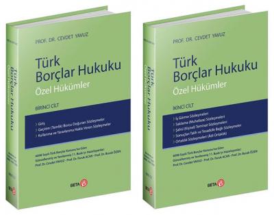 Türk Borçlar Hukuku Özel Hükümler - 2 Cilt Takım (Ciltli) Cevdet Yavuz
