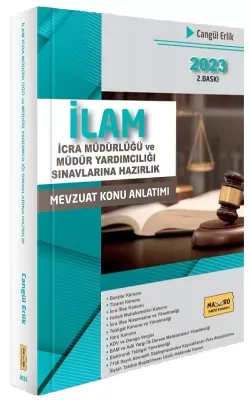 İLAM İcra Müdürlüğü ve Müdür Yardımcılığı Konu Anlatımı Cangül Erlik