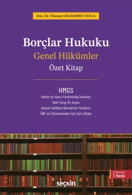 Borçlar Hukuku Genel Hükümler – Özet Kitap –