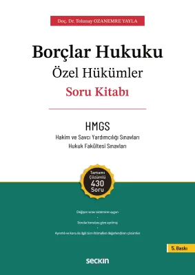 Borçlar Hukuku Özel Hükümler – Soru Kitabı