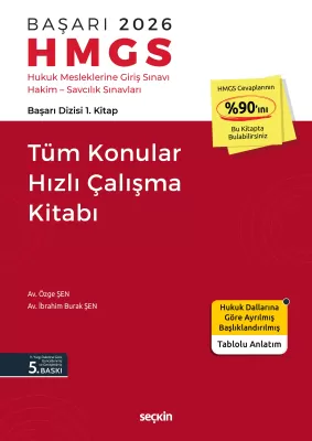BAŞARI – HMGS Tüm Konular Hızlı Çalışma Kitabı İbrahim Burak Şen