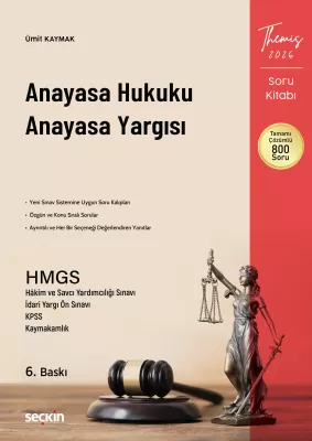 THEMIS – Anayasa Hukuku – Anayasa Yargısı Soru Kitabı Ümit Kaymak