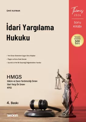 THEMIS – İdari Yargılama Hukuku Soru Kitabı Ümit Kaymak