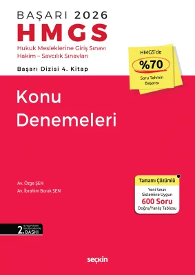 BAŞARI – HMGS Konu Denemeleri Özge Şen