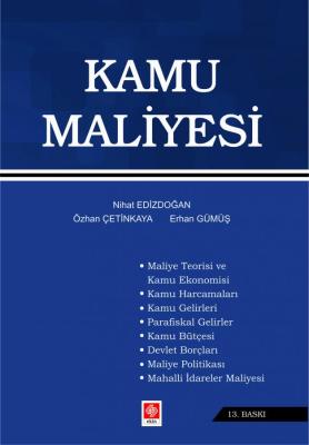 Kamu Maliyesi 13. Baskı Nihat Edizdoğan