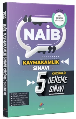 NAİB Kaymakamlık Sınavı Tamamı Çözümlü 5 Deneme Sınavı Nihal Vurucu