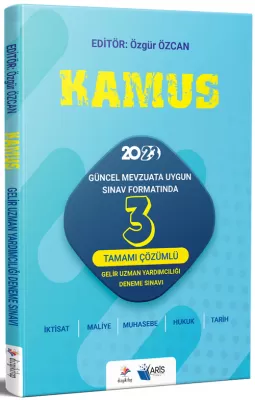 GUY Gelir Uzman Yardımcılığı KAMUS 3 Deneme Çözümlü