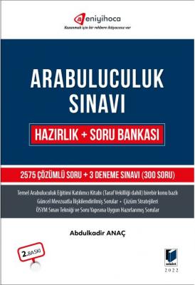 Arabuluculuk Sınavı Hazırlık + Soru Bankası 2022 2575 Çözümlü Soru + 3 Deneme Sınavı (300 Soru)