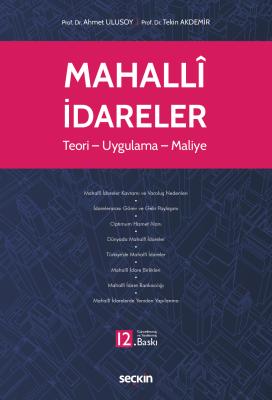 Mahallî İdareler Teori – Uygulama – Maliye Ahmet Ulusoy