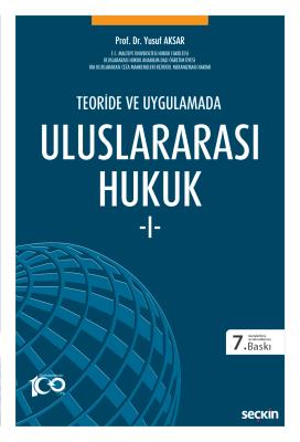 Uluslararası Hukuk – I Yusuf Aksar