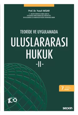 Uluslararası Hukuk – II Yusuf Aksar