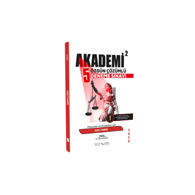 Akademi Adli Yargı 5 Özgün Çözümlü Deneme Sınavı 2026 Barış Küçük