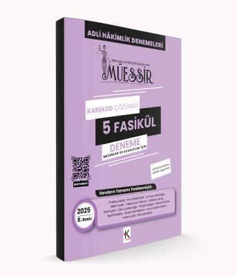 Müessir Adli Hakimlik Denemeleri- KAREKOD- CEVAPLI / 2025