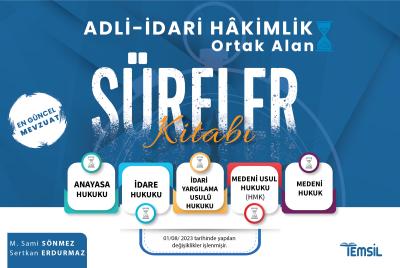 Adli-İdari Hakimlik Ortak Alan Süreler Kitabı Sertkan Erdurmaz