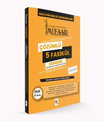 Müessir Adli Hakimlik Denemeleri- ÇÖZÜMLÜ/ 2025