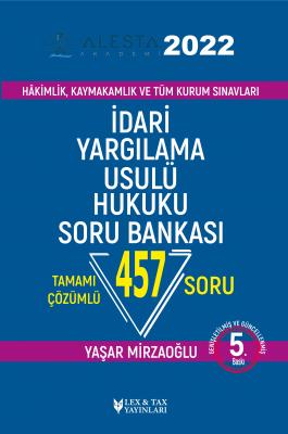 Alesta İdari Yargılama Usulü Hukuku Soru Bankası 5. Baskı Yaşar Mirzao