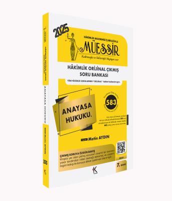 MÜESSİR Anayasa Hukuku Soru Bankası Metin Aydın