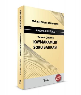 Kaymakamlık Soru Bankası Anayasa Hukuku Mehmet Bülent Kahraman
