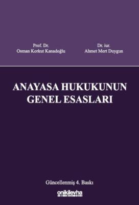 Anayasa Hukukunun Genel Esasları