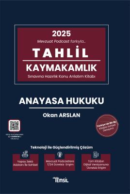 TAHLİL Anayasa Hukuku Konu Anlatım Kitabı Okan Arslan