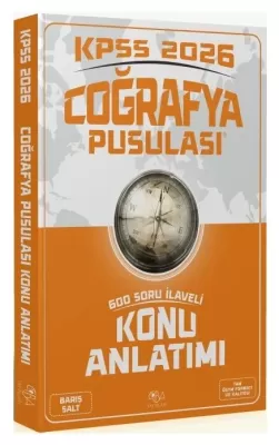 KPSS Coğrafya Pusulası Konu Anlatımı Barış Salt
