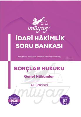 İMTİYAZ Borçlar Hukuku Genel Hükümler Soru Bankası ALİ SAKİNCİ