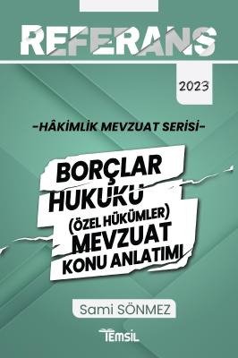 Hâkimlik Borçlar Hukuku Özel Hükümler Sami Sönmez