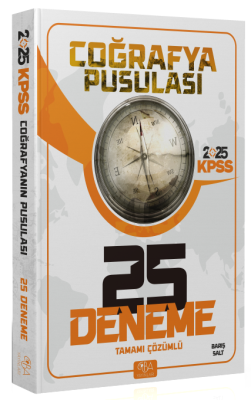 2025 KPSS Coğrafya Pusulası 25 Deneme Çözümlü