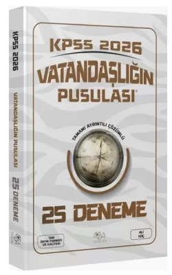 KPSS Vatandaşlık Vatandaşlığın Pusulası 25 Deneme Çözümlü Ali Koç