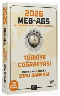 MEB-AGS Türkiye Coğrafyası Soru Bankası Çözümlü Pusula Serisi Barış Sa