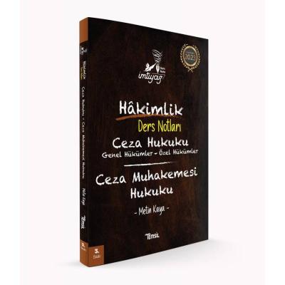 İmtiyaz CEZA HUKUKU GENEL - ÖZEL HÜKÜMLER / CEZA MUHAKEMESİ HUKUKU DERS NOTLARI