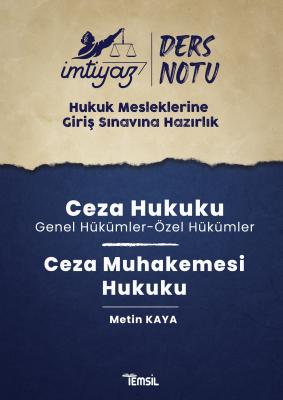 HMGS Ceza Hukuku & Ceza Muhakemesi Hukuku Metin Kaya