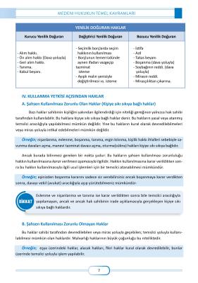 İmtiyaz Hakimlik Medeni Hukuk Ders Notu Bahadır Erkol