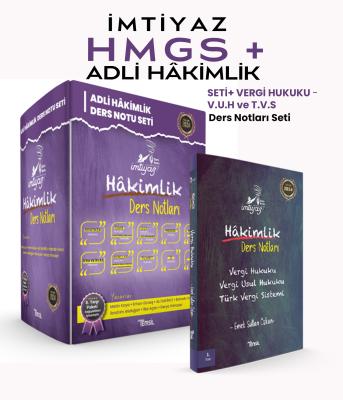 İMTİYAZ HMGS+Adli Hâkimlik Ders Notları Özel Set
