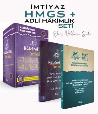 İMTİYAZ HMGS+Adli Hâkimlik Ders Notları Özel Set - 2 Metin Kaya