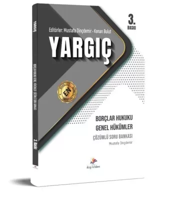 YARGIÇ Borçlar Hukuku Genel Hükümler Çözümlü Soru Bankası Dizgi Kitap Yayınları 2022