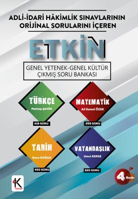 Etkin Genel Kültür Genel Yetenek Çıkmış Soru Bankası Mehtap Şahin