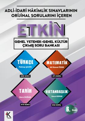 ETKİN Genel Yetenek-Genel Kültür Çıkmış Soru Bankası - 2026 Mehtap Şah