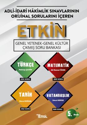 ETKİN Genel Yetenek-Genel Kültür Çıkmış Soru Bankası Mehtap Şahin