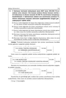 KPSS Muhasebe Tamamı Çözümlü Çıkmış Sorular Ferhat Yıldız KPSS Muhasebe Tamamı Çözümlü Çıkmış Sorular Ferhat Yıldız