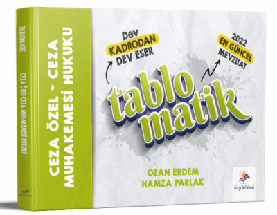 Tablomatik Ceza Özel-Ceza Muhakemesi Hukuku 2022