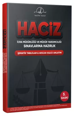 HACİZ İcra Müdürlüğü ve Yardımcılığı Sınavı Konu Anlatımlı 5. Baskı