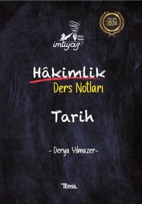 İmtiyaz Hakimlik Ders Notları Tarih Derya Yılmazer