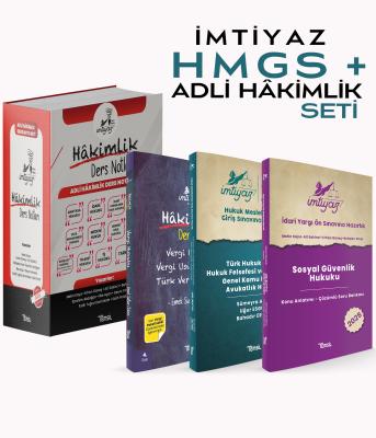 İMTİYAZ HMGS + Adli Hâkimlik Ders Notu Özel Set 2025 Metin Kaya
