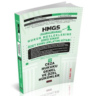 HMGS Özet Konu Anlatımı Ceza Hukuku Olcay Aslan