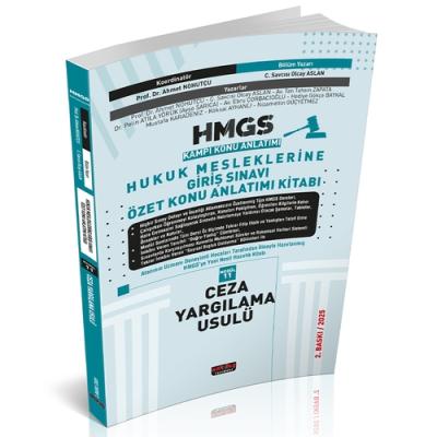 HMGS Özet Konu Anlatımı Ceza Yargılama Usulü Olcay Aslan