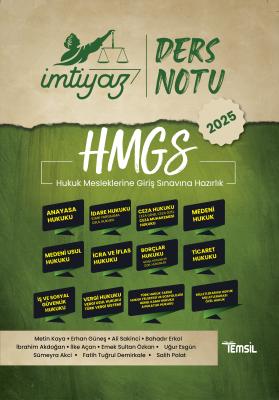 İMTİYAZ HMGS Ders Notları Seti Metin Kaya