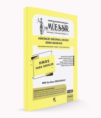 MÜESSİR HMGS Fark Dersler Çıkmış Soru Bankası Sertkan Erdurmaz