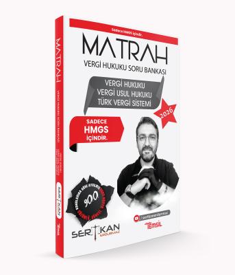 MATRAH Vergi Hukuku, Vergi Usul Hukuku ve TVS Soru Bankası - HMGS Sert